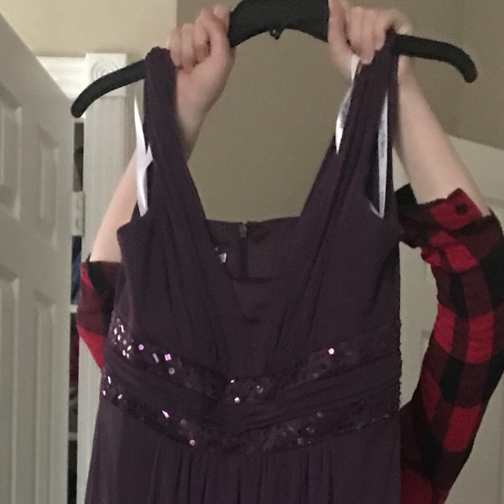 Davids bridal size 6 bridesmaids dress plum color